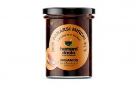 Hamam Dasta Banarsi Mirchi Smokin Hot Pickle  Glass Jar  300 grams